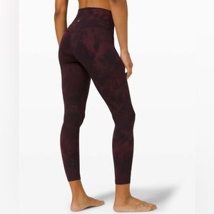 LULULEMON Align Nulu High-Rise Legging 31” inseam Diamond Dye size 6